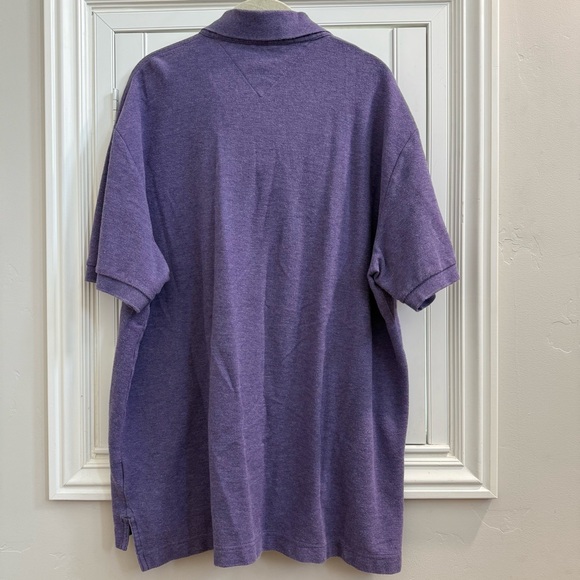 3/$10 🛒🛍️ Tommy Hilfiger Men’s Purple Men's Polo Shirt - Size XL - Picture 3 of 3